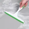 Rasqueta Grande de Vidrio Engrosada para Pisos de Baño, Raspador de Vidrio de Goma Suave para Cristales de Coche, Rasqueta de Vidrio para el Hogar