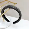 Diadema de Lujo y Estilo con Textura de Diamante Completa para Mujer, Accesorio para el Cabello Estilo Coreano