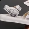 2026 Nuevo Estilo de Verano Zapatos Estudiantiles para Niños, Sandalias para Niños, Versión Coreana con Velcro, Zapatos de Playa para Niñas 5895
