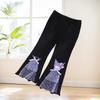 Leggings Infantis Novos para Meninas Primavera e Outono, Calças Fofas de Desenho Animado para Bebês e Meninas Pequenas, Calças Casuais Versáteis e Modernas para Meninas