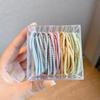 Diadema de Goma Elástica Desechable Negra Cuerda para el Cabello Banda Elástica para el Cabello Alta Elasticidad Banda para el Cabello para Niños Accesorios para el Cabello Tocado para Mujeres