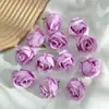 V 4cm Brotos de Flores Pequenos Realistas Flores Artificiais Feito à Mão DIY Guirlanda de Flores Grampo de Cabelo Material de Flores Acessórios Flores para Decoração de Casamento