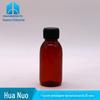 100ml CC PET Brown desinfetante sem calcário com tampa de rosca garrafa de líquido de plástico com junta
