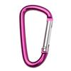 No. Mosquetón de Liberación Rápida de Aleación de Aluminio en Forma de D para Exteriores para Montañismo, Fijación de Equipaje, Accesorios de Viaje, Diseño Ligero