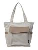 Bolso Artístico Simple de Gran Capacidad de Lona Lazy 2024 Verano Casual Color Sólido a la Moda Trendy Bolso de Hombro de Mano