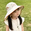 Chapéus Infantis para Meninos e Meninas, Chapéus para Caminhada ao Ar Livre com Aba Larga, Chapéus de Proteção Solar, Chapéus de Sombrinha para Caminhada de Meninos Estilo Oeste, Xales de Praia