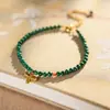 Pulsera de Cristal con Perlas de Cristal Natural Optimizada Pulsera Versátil de Nicho Joyería de Moda de Lujo Ligero Venta al por Mayor para Mujeres