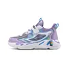 Estilo Outono 2026 Sapatos Infantis de Couro para Meninas Tênis Esportivos Impermeáveis Leves Resistentes a Odores Tamanho Médio a Grande Infantil Fecho Mágico Estilo Pai Tênis de Corrida