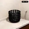 Caja de almacenamiento para toallas faciales recicladas para reutilizar en el baño, lavabo e inodoro; estante de almacenamiento para peines; caja de almacenamiento suave