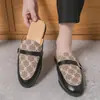 Mocasines de verano sin cordones de punta cerrada transfronterizos, zapatillas de estar por casa de ajuste moderno, zapatos casuales formales de negocios, zapatos para hombre de talla grande