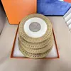 Plato Redondo de Cerámica Estilo Europeo Lujo Ligero Regalo de Inauguración de Casa Nuevo Estilo Simple Moderno Plato Plano Porcelana de Hueso Hogar Plato de 8 Pulgadas