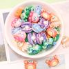 Simulación de dibujos animados de esponja luminosa para bebé, resina, comida y juego, accesorios para el cabello DIY, horquilla, funda de teléfono, decoración, crema, pegamento, accesorios