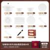Jingdezhen Cerámica Vajilla Juego de Platos Pintado en Oro Blanco Puro Plato y Plato Combinación Caja de Regalo Mudanza a Casa Nueva Regalo Sencillo