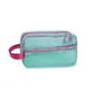Bolso Cruzado de PU, Neceser para Mujer, Bolso de Mano Portátil, Bolsa Impermeable para Artículos de Tocador de Cuidado de la Piel, Bolso de Gran Capacidad, Bolsa de Viaje