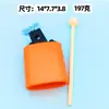 Adereços de Performance para Jardim de Infância Gong Quadrado de Plástico Sino de Vaca Gong de Tom Alto e Baixo Acessórios para Tambor Gong de Tambor