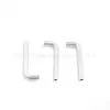 Varilla en forma de L de Titanio Astmf-136 de Doble Extremo con Rosca Interna G23 Titanio Rosca Interna Varilla Genital Anillo Vaginal Joyería para Piercing Cabeza