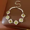 Pulsera Redonda de Oro Rosa Real Incrustada con Circonita, Pulsera de Lujo Ligero de Nicho de Gama Alta, Joyería de Mano Exquisita y Versátil al por Mayor