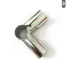 Conectores de Tubo Lean, Diâmetro Externo 28mm Tubo de Barra de Arame Componentes Sem Solda, Tubo de Aço Inoxidável Prata Acessórios Conectores Fixadores