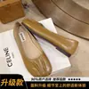 Zapatos de cuero para mujer con pliegues estilo francés, nuevo modelo primavera-verano 2026, suela blanda, antideslizantes, cómodos, mocasines slip-on ligeros