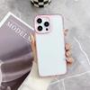 Capa de Celular Acrílica Transparente de Verão com Lente Colorida e Letras Adequada para iPhone 11 15 16 Capa Anti-Queda com Sulco