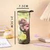 Venta de Liquidación - Estuche Cilíndrico de Monstruo Pequeño de Dibujos Animados Gran Capacidad Almacenamiento de Papelería para Estudiantes Venta al por Mayor