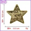 Lentejuelas de Punto Estrella Toalla Tela Bordada Pegatinas Forma de Corazón Letra Parche para Ropa Accesorios de Ropa Pegatinas DIY