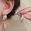 Pendientes Redondos Irregulares con Letras de Moda Lujosa Simple Moda Pendientes Ins Pendientes Exquisitos para Viajeros para Mujer