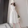 Vestido Blanco sin Mangas de Alta Gama Estilo Francés para Mujer, Nuevo Estilo Verano 2025, Ceñido a la Cintura, Vestido de Princesa con Temperamento de Primer Amor junto al Mar