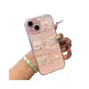 Adesivo de Foca Fofa Design de Coração Janela Grande Transparente Macio Fofo Maçã 17 Pro Capa de Celular Anti-Queda para iPhone 18