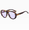 Gafas de Sol Pequeñas de Montura Única Forma de Sapo 2024 Nuevas Gafas Retro Europeas y Americanas para Celebridades de Internet Gafas para Mujer