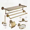 Estante de Toallas Antiguo de Cobre Puro Escandinavo Estante de Toallas de Baño Retorcido Ferretería de Baño Colgante de Baño Juego de Estantes de Almacenamiento para Baño