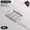Venta al por mayor de hardware Aleación de aluminio Malla transpirable Gabinete Agujero de ventilación rectangular Armario Zapatero Cubierta de malla de ventilación Puerto de enfriamiento