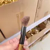 Pelo de Ardilla Brocha para Rubor Iluminador Maquillaje Brocha de Maquillaje de Pelo Animal Cangzhou Elegante Suave y Esponjosa Sin Picar la Cara
