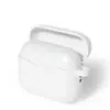 Compatível com Capa para AirPods Pro 3 Capa Protetora de Silicone para Fone de Ouvido 3ª Geração Capas Pele Macia Carregamento Sem Fio LED Visível Fone de Ouvido 3ª Geração Azul Meia-Noite + Fivela de Metal