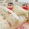 Conjunto Autêntico Licenciado Crayon Shin-Chan de Algodão Puro Quatro Peças - Nova Coleção Primavera/Verão 2026