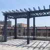 Pérgola de Aleación de Aluminio Estilo Chino Nuevo a Medida para Uvas, Toldo, Enrejado de Aluminio para Jardín Trepador, Enrejado de Paisajismo para Jardín