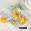 Flores Artificiales de Amapola, Gama Alta, Tacto Realista, Montaje de Escena de Boda, Adornos para Decoración del Hogar, Flores Falsas
