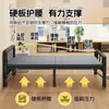 Cama de acompanhante para uma pessoa para uso doméstico, cama simples para cochilos no escritório, descanso na hora do almoço do dormitório, cama pequena para moradia alugada, cama dobrável