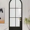 Decoración para el Hogar Puertas y Ventanas con Diseño Arqueado Semicircular para Tiendas, Puertas de Vidrio Ultra Claras en Forma de Arco Estilo Antiguo