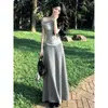 Lindo Conjunto de Verão para Mulheres, Novo Design 2026, Conjunto de Duas Peças com Top de Renda de Um Ombro e Saia de Cintura Alta, Moderno