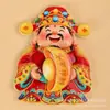 El Dios de la Riqueza Puede Mover la Cabeza y Mover la Cabeza. Imanes de Refrigerador Magnéticos y Giratorios. Gato de la Suerte Atrae Riqueza y Trae Buena Fortuna. Pegatinas Decorativas Festivas