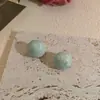 Pendientes Semicírculo de Goteo de Aceite Estilo Francés de Alta Gama para Niña, Pendientes de Diseño Nicho Rosa Claro, Pendientes de Lujo Ligero de Alto Temperamento para Primavera