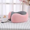 Almohada en Forma de U, Almohada de Espuma Viscoelástica, Almohada de Soporte para el Cuello de Viaje, Almohada para la Siesta, Extraíble y Lavable, Logo Personalizable, Exclusivamente para Suministro Transfronterizo