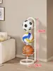 Estante de almacenamiento para baloncesto, cesta de almacenamiento de balones, estante de almacenamiento para fútbol, estante de exhibición para el hogar, organizador de almacenamiento de balones, soporte para balones