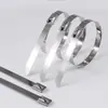 Abrazaderas de Cable Autocierre Eléctricas de Acero Inoxidable Preferidas Serie 8 x 200 mm 4.6-16 mm Abrazaderas de Cable Metálicas Marinas