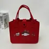 Bolsa Nova de Feltro Transfronteiriça Bolsa para Presente de Lua Cheia de Bebê Bolsa Tote de Feltro com Desenhos Bolsa de Compras Estampada