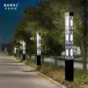 Poste de Iluminação de Paisagem Quadrado para Exterior Impermeável Lâmpada Quadrada para Jardim, Villa, Pátio Lâmpada Solar para Rua de Comunidade Poste de Iluminação de Paisagem