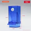 Comedouro automático para pássaros, dispensador de sementes para papagaios, comedouro sem sujeira, acessórios para gaiola de pássaros, comedouro à prova de derramamento, caixa de comida para pássaros, suprimentos para pássaros de estimação, comedouro para periquitos, comedouro para agapornis, comedouro de pássaros destacável
