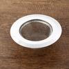 Colador de Acero Inoxidable para Fregadero Embudo para Fregadero de Cocina Alcantarilla Lavabo para Lavar Verduras Bloqueador Desodorante Práctico Coladera de Piso