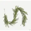 Enredadera Colgante de Hojas de Eucalipto Simuladas, No Requiere Riego, No Pierde Hojas, Enredadera Decorativa para Sala de Estar y Festivales, Enredadera de Navidad